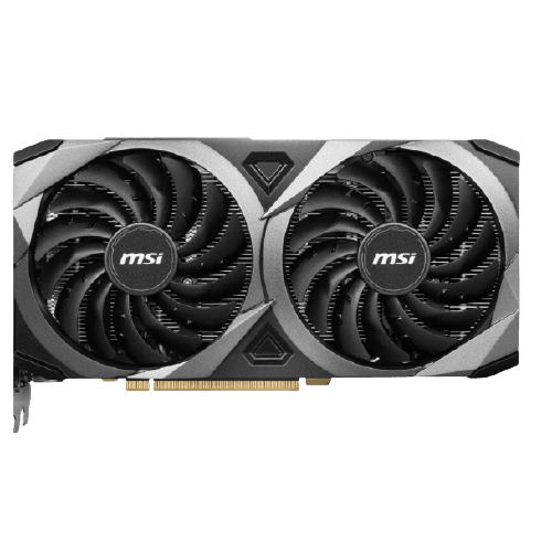 this RTX 3060ti has angled visuals and fans with a huge number of blades. Great