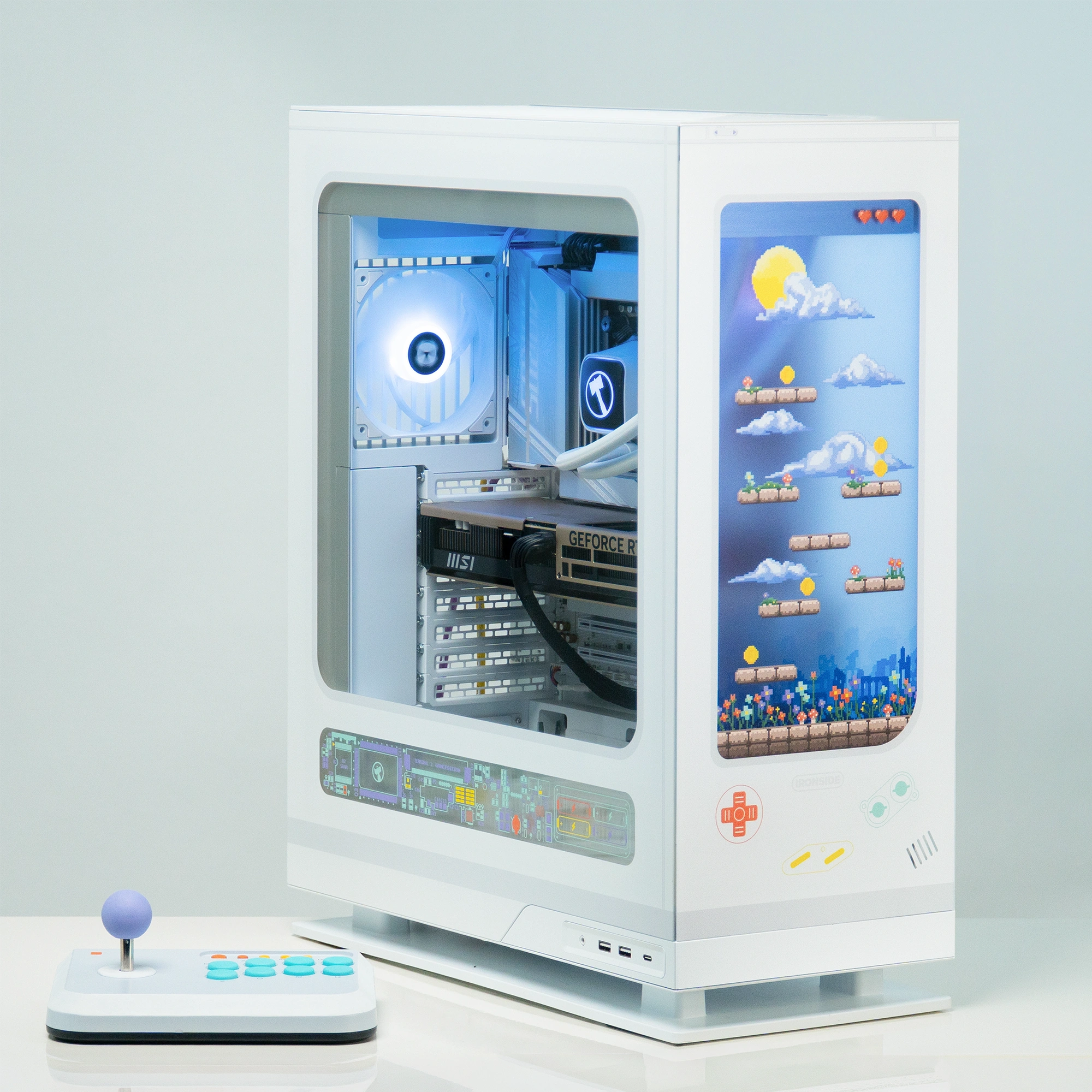 Terminal 1 gameboy edition on desk